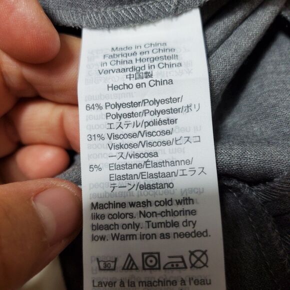 J.CREW Cameron Women Size 4 Grey Slim Stretch Pants Career Formal - Picture 6 of 7